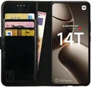 Rosso Element Xiaomi 14T Hoesje Book Case Wallet Zwart