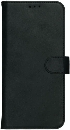Rosso Deluxe Google Pixel 9a Hoesje Echt Leer Book Case Zwart afbeelding 11