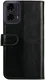 Rosso Element Motorola Moto G35 Hoesje Book Case Wallet Zwart afbeelding 2