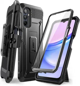 SUPCASE UB Pro Samsung Galaxy A16 Hoesje Full Protect Kickstand Zwart