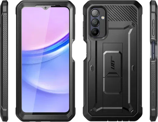 SUPCASE UB Pro Samsung Galaxy A16 Hoesje Full Protect Kickstand Zwart afbeelding 8