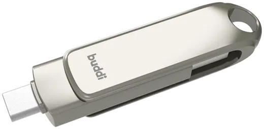 Buddi USB-A en USB-C Stick Dual Geheugenstick 32GB Grijs afbeelding 12