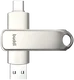 Buddi USB-A en USB-C Stick Dual Geheugenstick 128GB Grijs afbeelding 9