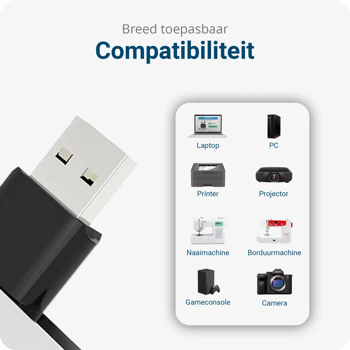 SBG USB Stick 2GB Flash Drive USB 2.0 Zwart afbeelding 6