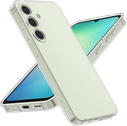 Samsung Galaxy S25 Hoesje Dun TPU Back Cover Transparant afbeelding 1