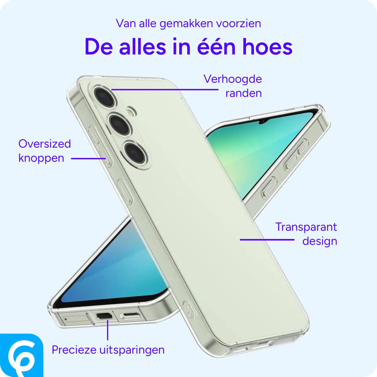Samsung Galaxy S25 Hoesje Dun TPU Back Cover Transparant afbeelding 7
