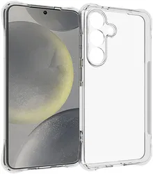 Samsung Galaxy S25 Hoesje Schokbestendig en Dun TPU Back Cover Transparant afbeelding