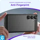 Samsung Galaxy S25 Hoesje Geborsteld TPU Flexibele Back Cover Zwart afbeelding 5