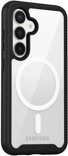 Samsung Galaxy S25 Hoesje Full Protect 360° Cover met MagSafe / Qi2 Zwart afbeelding 15