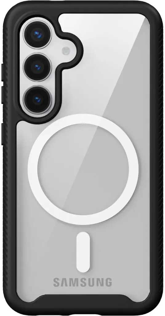 Samsung Galaxy S25 Hoesje Full Protect 360° Cover met MagSafe / Qi2 Zwart afbeelding 11