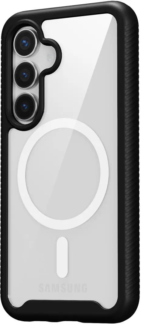 Samsung Galaxy S25 Hoesje Full Protect 360° Cover met MagSafe / Qi2 Zwart afbeelding 13