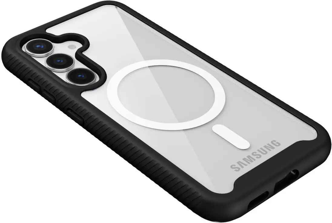 Samsung Galaxy S25 Hoesje Full Protect 360° Cover met MagSafe / Qi2 Zwart afbeelding 14