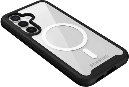 Samsung Galaxy S25 Hoesje Full Protect 360° Cover met MagSafe / Qi2 Zwart afbeelding 14