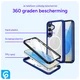 Samsung Galaxy S25 Hoesje Full Protect 360° Cover met MagSafe / Qi2 Blauw afbeelding 7