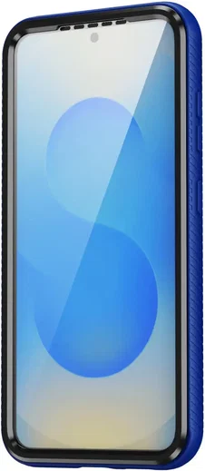 Samsung Galaxy S25 Hoesje Full Protect 360° Cover met MagSafe / Qi2 Blauw afbeelding 13