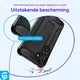 Samsung Galaxy S25 Hoesje Shock Proof Hybride Back Cover Zwart afbeelding 2