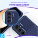 Samsung Galaxy S25 Hoesje 3-in-1 Pasjes Portemonnee Back Cover Blauw afbeelding 5