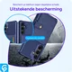 Samsung Galaxy S25 TPU Back Cover met Kunstleren Wallet Blauw afbeelding 2