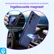Samsung Galaxy S25 TPU Back Cover met Kunstleren Wallet Blauw afbeelding 5
