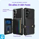 Samsung Galaxy S25 Hoesje 3-in-1 Pasjes Portemonnee Back Cover Zwart afbeelding 9