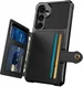 Samsung Galaxy S25 Hoesje 3-in-1 Pasjes Portemonnee Back Cover Zwart afbeelding 2
