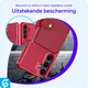 Samsung Galaxy S25 Hoesje 3-in-1 Pasjes Portemonnee Back Cover Rood afbeelding 6