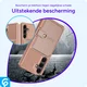 Samsung Galaxy S25 Hoesje 3-in-1 Pasjes Portemonnee Back Cover Roze afbeelding 8