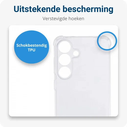 Samsung Galaxy S25 Hoesje met Koord Schokbestendig TPU Transparant afbeelding 2