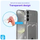 Samsung Galaxy S24 Hoesje Dun TPU met Pasjeshouder Back Cover Transparant afbeelding 6