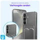 Samsung Galaxy S24 Hoesje Dun TPU met Pasjeshouder Back Cover Transparant afbeelding 2