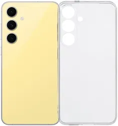 Samsung Galaxy S25 Plus Hoesje Dun TPU Back Cover Transparant afbeelding