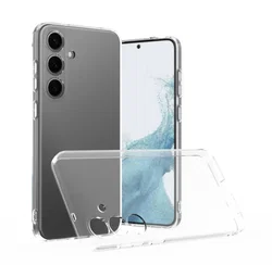 Samsung Galaxy S25 Plus Hoesje Dun TPU Back Cover Transparant afbeelding