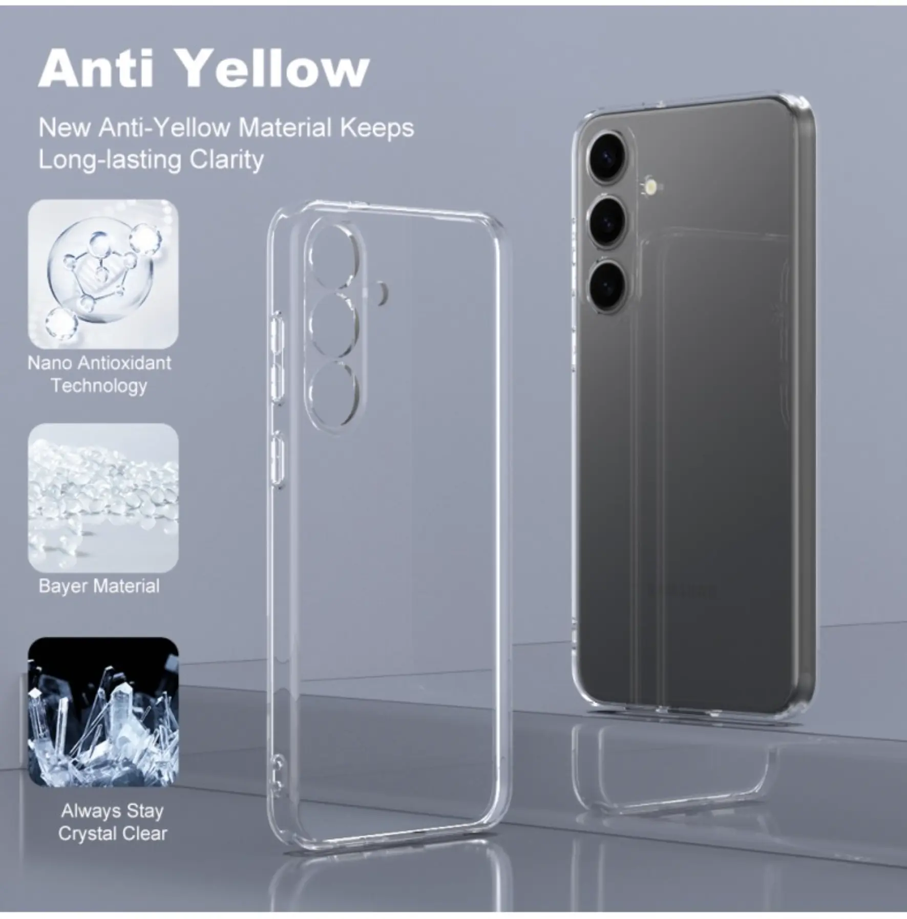 Samsung Galaxy S25 Plus Hoesje Dun TPU Back Cover Transparant afbeelding 7