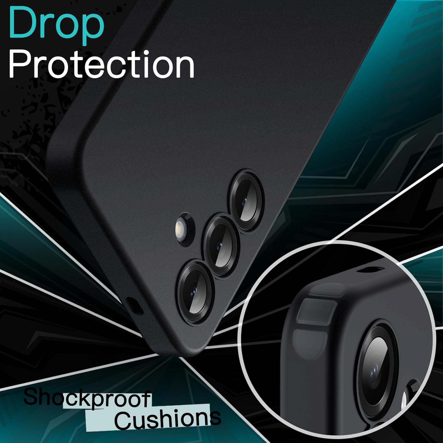 Samsung Galaxy S25 Plus Hoesje Dun TPU Back Cover Matte Zwart afbeelding 6