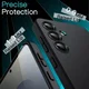 Samsung Galaxy S25 Plus Hoesje Dun TPU Back Cover Matte Zwart afbeelding 5
