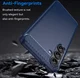Samsung Galaxy S25 Plus Hoesje Geborsteld TPU Flexibele Back Cover Blauw afbeelding 2