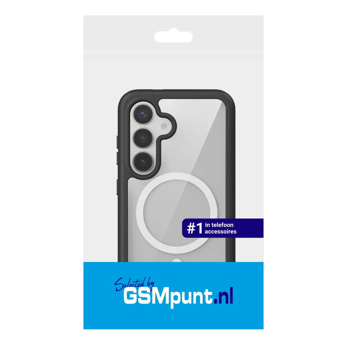 Samsung Galaxy S25 Plus Hoesje Full Protect 360° Cover met MagSafe / Qi2 Zwart afbeelding 11
