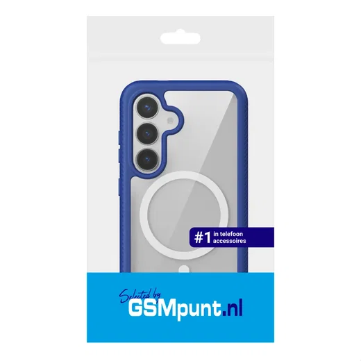 Samsung Galaxy S25 Plus Hoesje Full Protect 360° Cover met MagSafe / Qi2 Blauw afbeelding 10