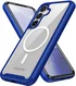 Samsung Galaxy S25 Plus Hoesje Full Protect 360° Cover met MagSafe / Qi2 Blauw afbeelding 3