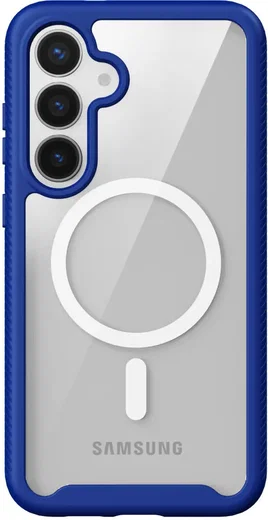 Samsung Galaxy S25 Plus Hoesje Full Protect 360° Cover met MagSafe / Qi2 Blauw afbeelding 4