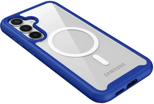 Samsung Galaxy S25 Plus Hoesje Full Protect 360° Cover met MagSafe / Qi2 Blauw afbeelding 9