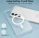 Samsung Galaxy S25 Plus Hoesje Hard Back Cover met MagSafe / Qi2 Transparant afbeelding 3