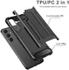 Samsung Galaxy S25 Plus Hoesje Shock Proof Hybride Back Cover Zwart afbeelding 5