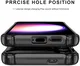 Samsung Galaxy S25 Plus Hoesje Shock Proof Hybride Back Cover Zwart afbeelding 6