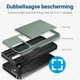 Samsung Galaxy S25 Plus Hoesje met Slider Kaarthouder Back Cover Groen afbeelding 13