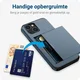 Samsung Galaxy S25 Plus Hoesje met Slider Kaarthouder Back Cover Blauw afbeelding 11