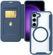 Samsung Galaxy S25 Plus Hoesje met MagSafe / Qi2 Book Case Blauw