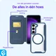 Samsung Galaxy S25 Plus Hoesje met MagSafe / Qi2 Book Case Blauw afbeelding 3