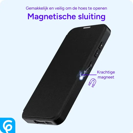 Samsung Galaxy S25 Plus Hoesje met MagSafe / Qi2 Book Case Khaki afbeelding 4