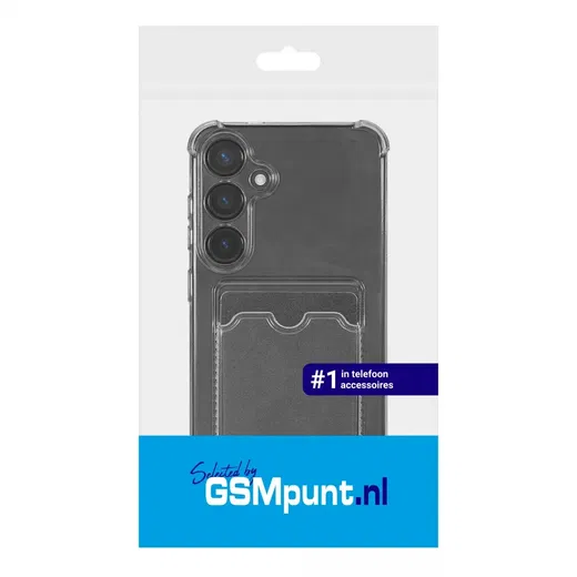 Samsung Galaxy S25 Plus Hoesje Dun TPU met Pasjeshouder Back Cover Transparant afbeelding 10